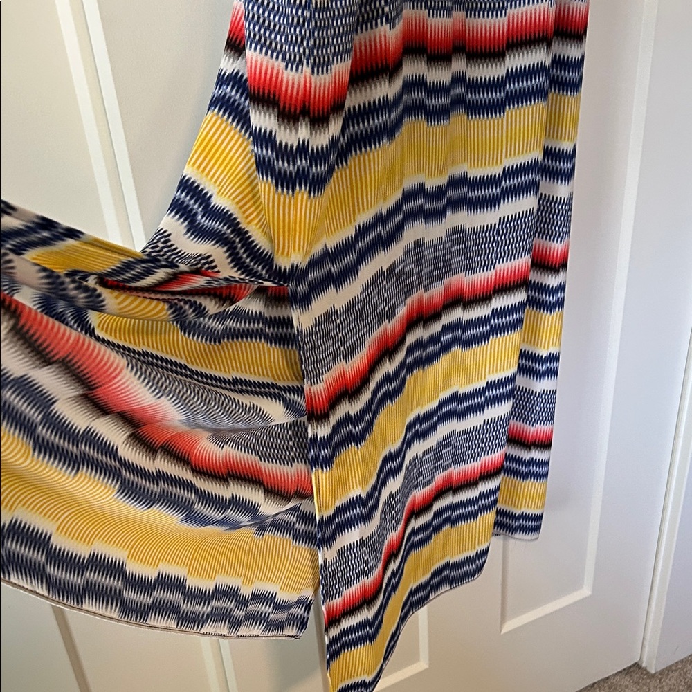 Vince Camuto Blue and Yellow Striped Maxi Dress - Picture 4 of 5
